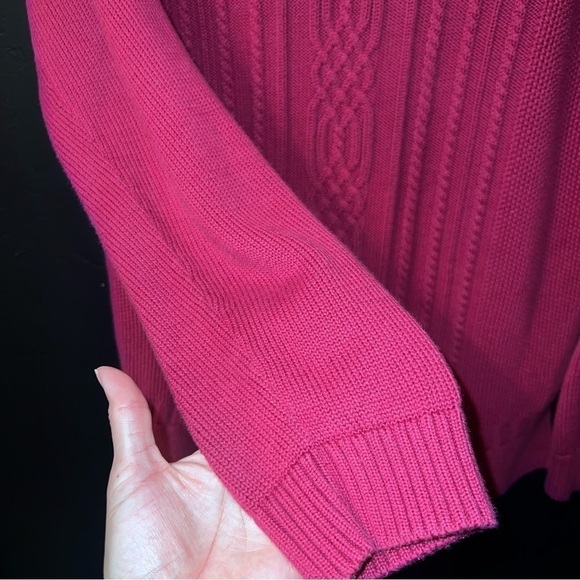 Barbour Deep Pink Rouge Stokehold Knit Sweater Size 8
Like New minimalist - Picture 10 of 11